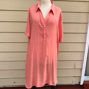 JUSTFAB women’s  orange Dress sz XXL.